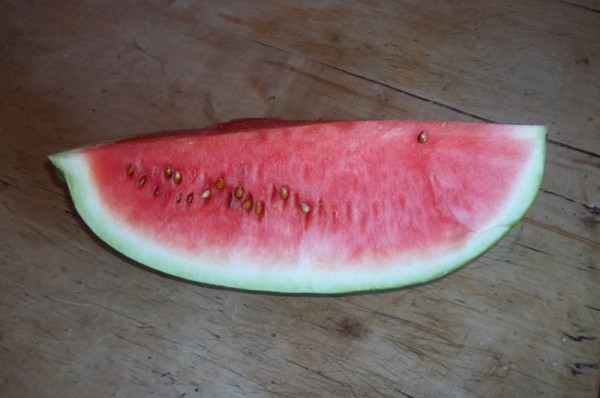 Ein Stück Wassermelone zum Schluss