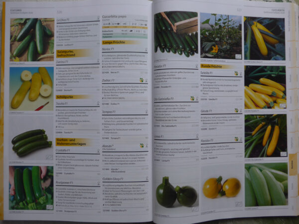 Blick in Saatgut-Katalog