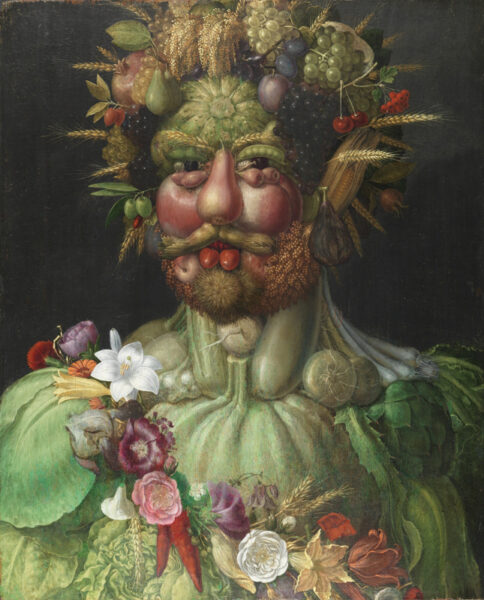 Rudolf II von Habsburg als Vertumnus, gemald von Arcimboldo 1590