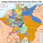 Karte des Heiligen Römischen Reiches Deutscher Nation von 1789